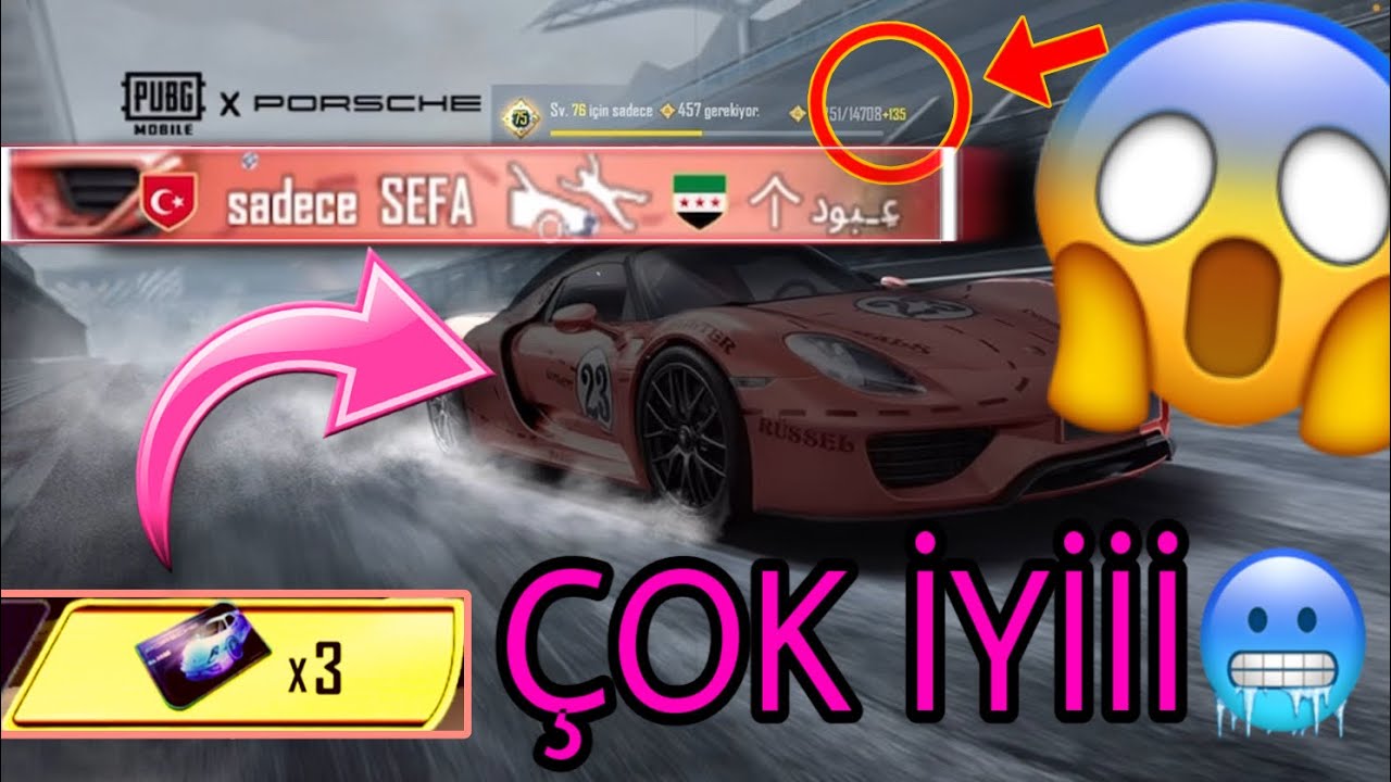 50.000  UC İLE PORSCHE ALDIMM😱🥶_ PUBG MOBİLE
