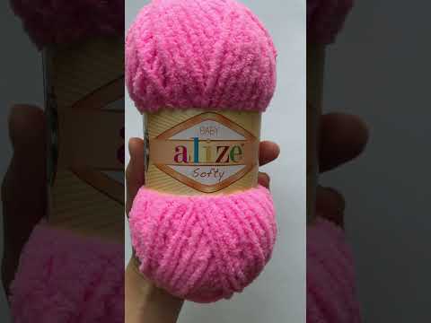 Подробный обзор пряжи Alize Softy №191 Розовый леденец