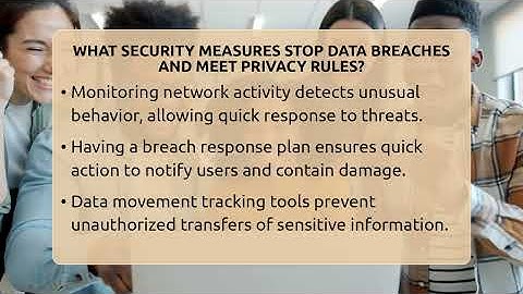 What Security Measures Stop Data Breaches And Meet Privacy Rules? - Everyday-Networking