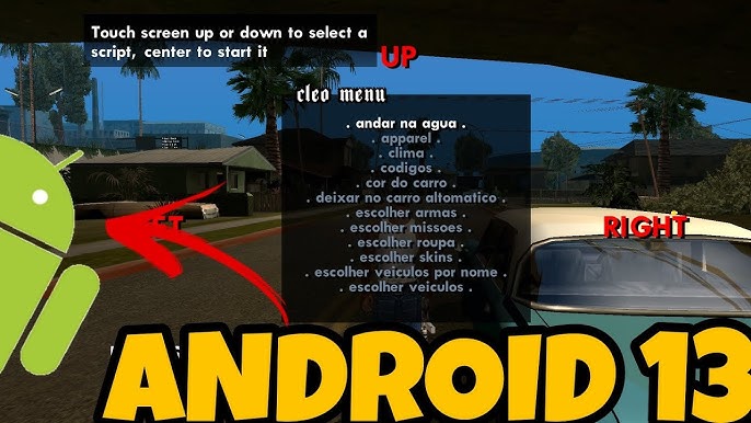 como fazer cheats de dinheiro no gta sa android (codigos) 