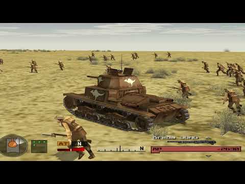 Захват форта Пиластрино 21 января 1941 (Panzer Front Ausf.B) (без комментариев)
