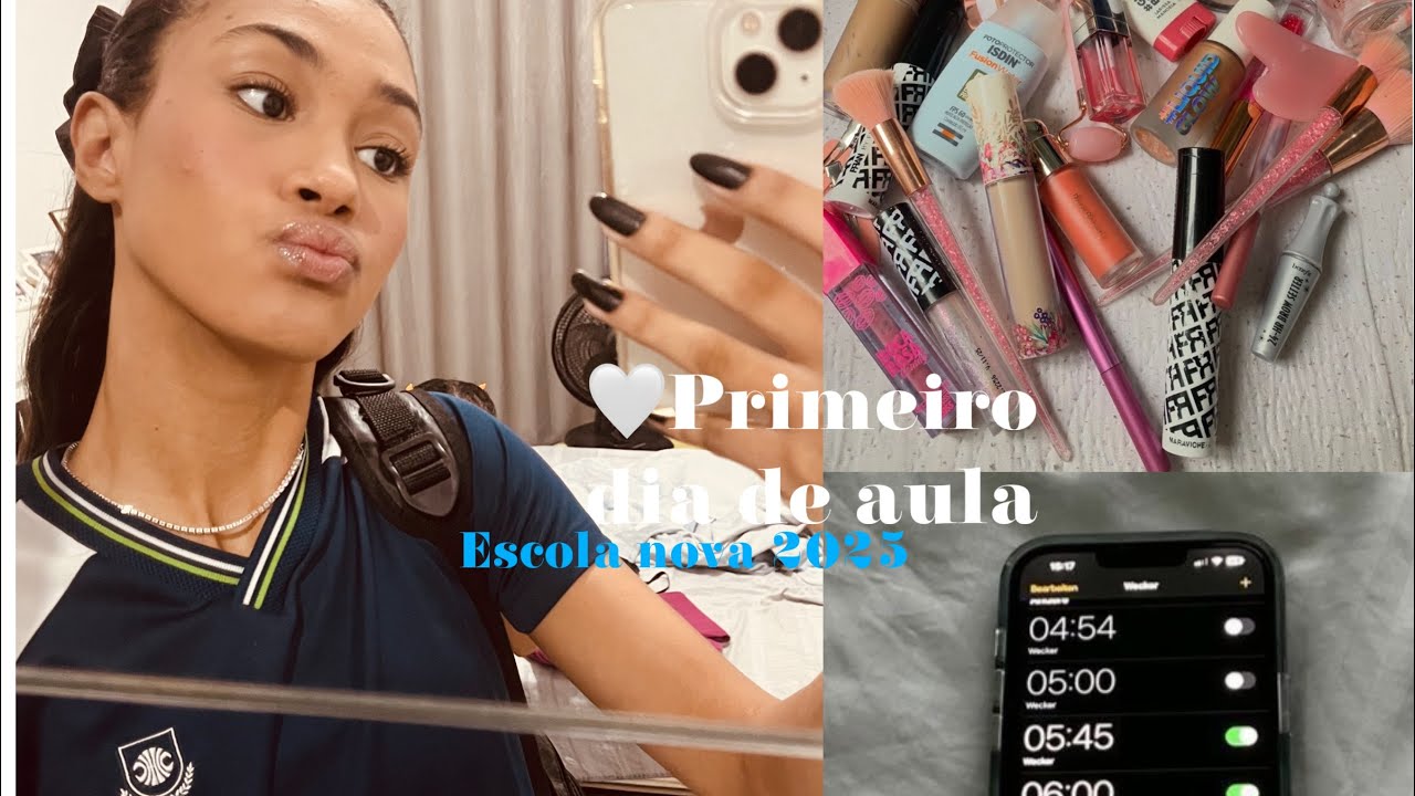 Meu primeiro dia de aula na escola nova (Nunu Daily ) - YouTube
