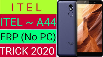 Itel A44 Frp Unlock Without PC || Itel A44 Frp Bypass Without PC ||Trick2020 || Ramu Mobile Solution