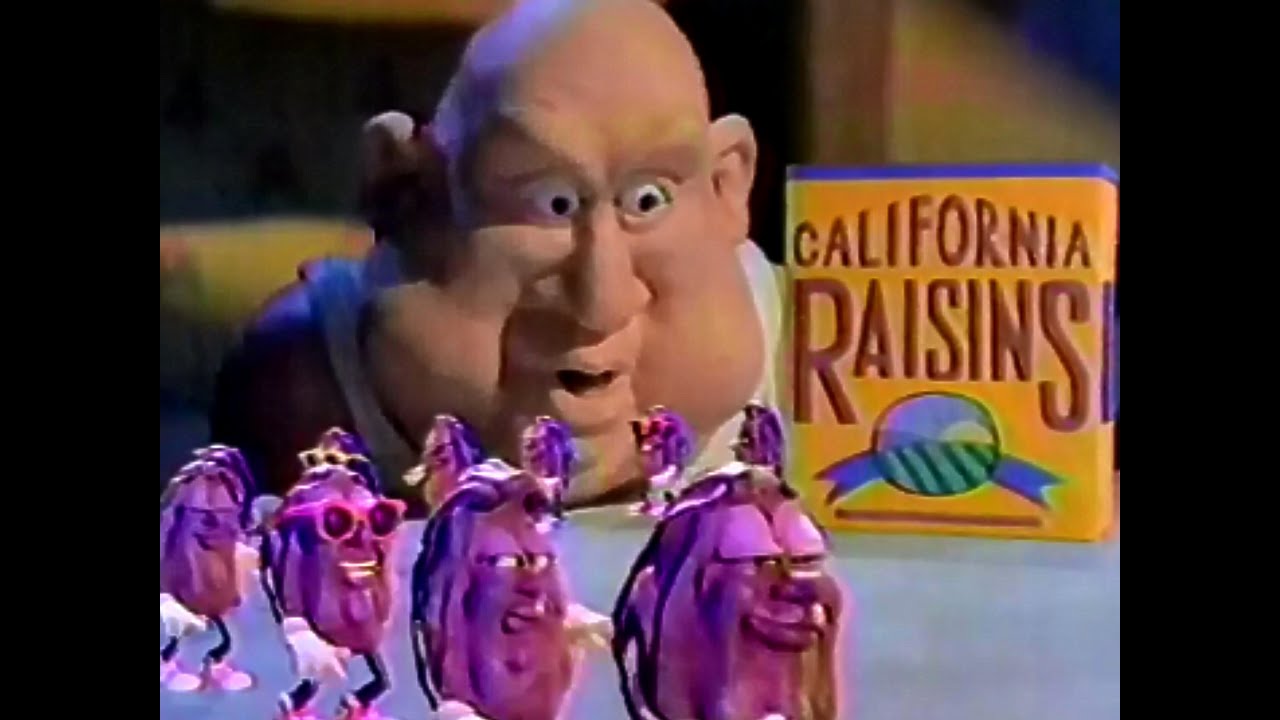 California Raisins 1988 TV Commercial HD YouTube California Raisins 1988 TV Commercial HD YouTube