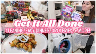 NEW GET IT ALL DONE | CLEAN WITH ME, GROCERY HAUL, EASY DINNER, MEAL PREP, & MORE! by Rach Plus Five 2,856 views 2 weeks ago 19 minutes