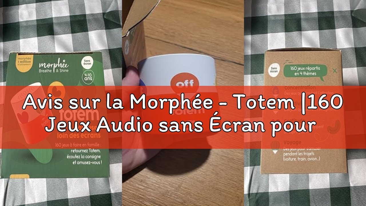 Totem Morphée – 160 Jeux Audio Sans écran Pour Enfants De 4 à 10 Ans (concentration Et Créativité)
