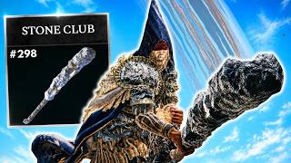 STONE CLUB is simply INCREDIBLE - (beating ELDEN RING with all 402 weapons)