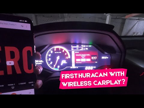 Wireless Carplay on a Lamborghini Huracan!!!