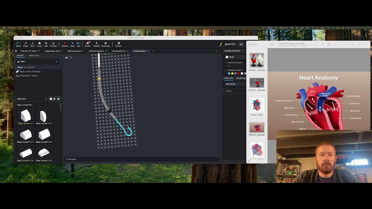 BUILDING a LEGO heart