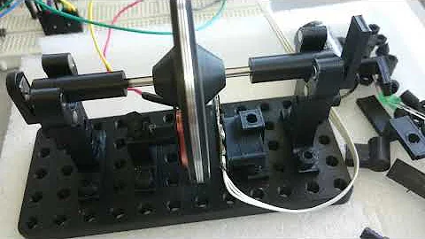 Flywheel with magnetic bearing