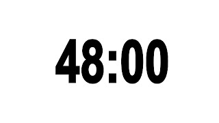48 Minute Countdown Timer with Alarm