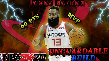 HOW TO MAKE A 60 POINT JAMES HARDEN BUILD! THE BEST SCORING BUILD| NBA 2K20 James Harden Type Build