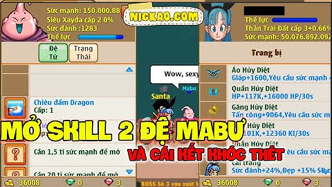 Ngọc Rồng Online - Mở Skill 2 của 2 Con Đệ MaBư và Cái Kết Khóc Thét