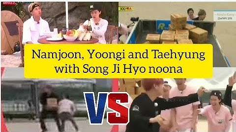 [BTS] members and Song Ji Hyo noona Running Man