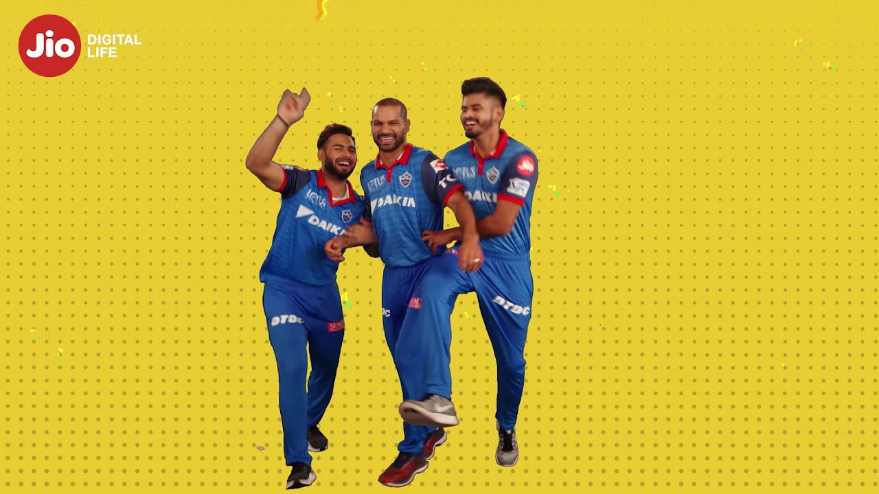 Dhan Dhana Dhan with Delhi Capitals! myjio website