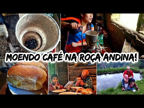 MOENDO CAFÉ NA ROÇA ANDINA!