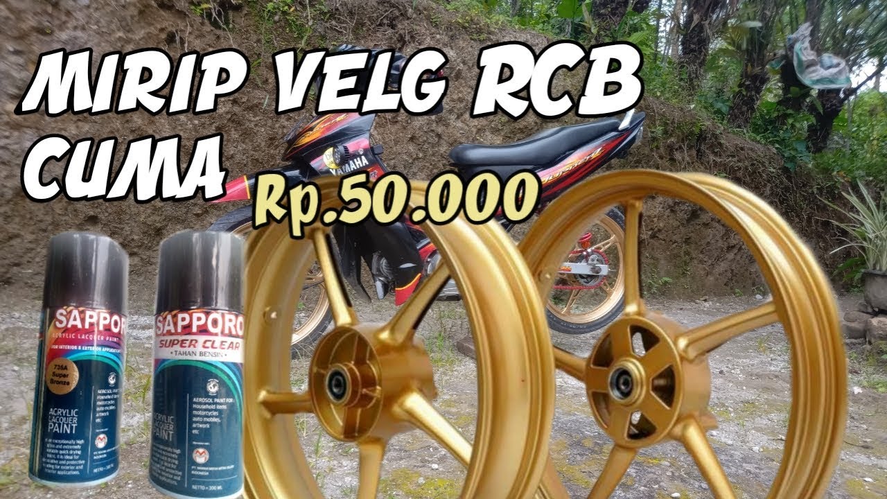  Cat  repaint velg  ori Jupiter z warna  super bronze  Mirip 