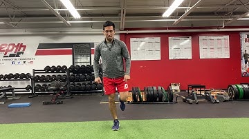 Single leg Vertical Jump + Stick (landing)