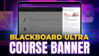 How to set-up a Course Banner in Blackboard Ultra