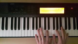 Gm7 - Piano Chords - How To Play