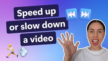How to speed up or slow down a video for FREE