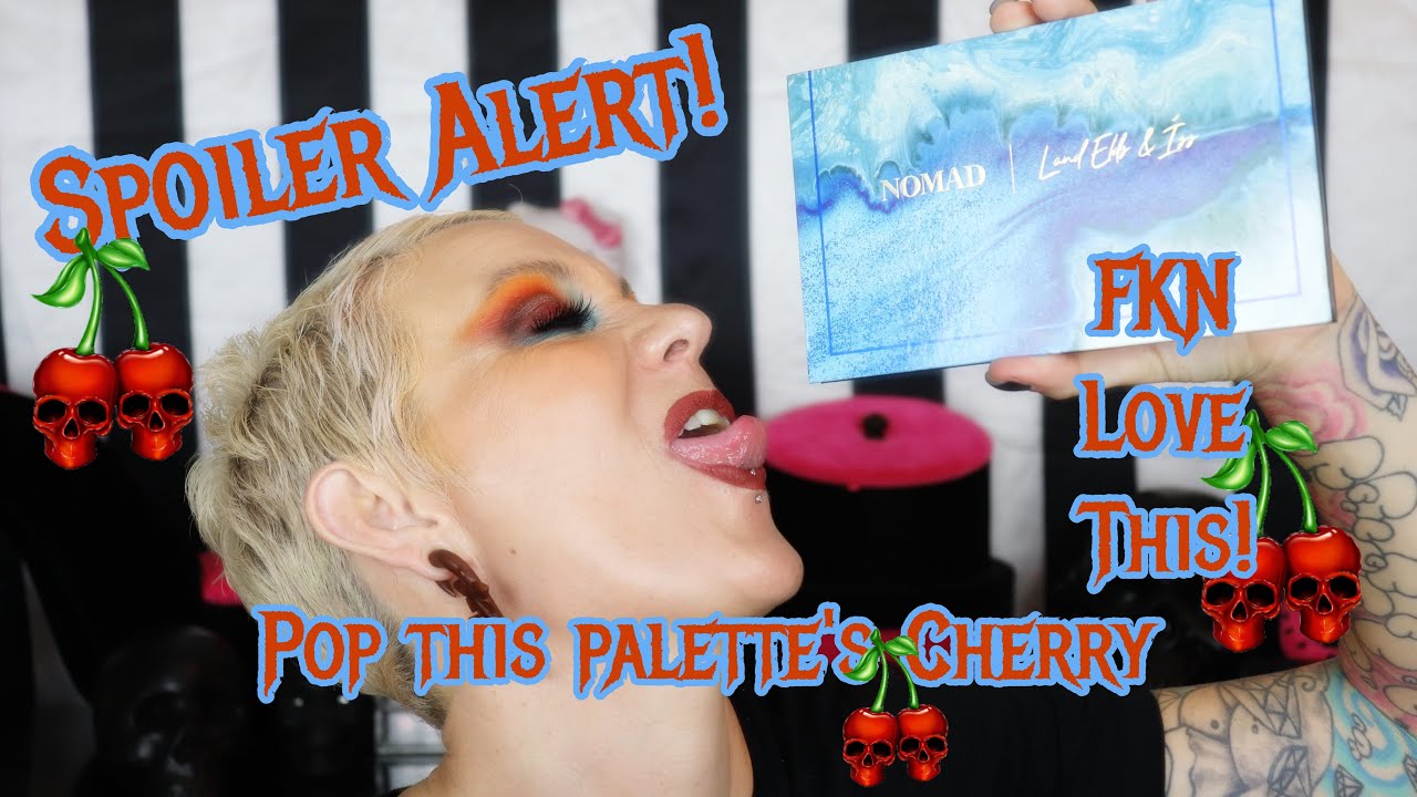 Pop this palette's cherry Iceland Fire & Ice by Nomad Cosmetics for my Indie Makeup Fetish
