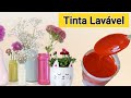 Tinta Caseira Lavável: Vidros e Plásticos