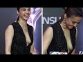 Surveen chawla suffers wardrobe malfunction 