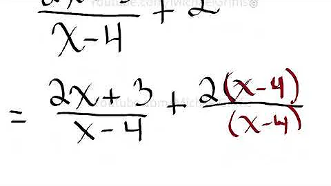 Intermediate Algebra Adding and Subtracting Rational Expressions