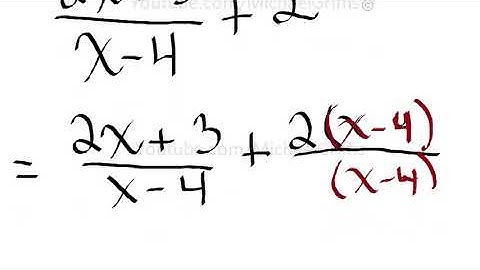 Intermediate Algebra Adding and Subtracting Rational Expressions