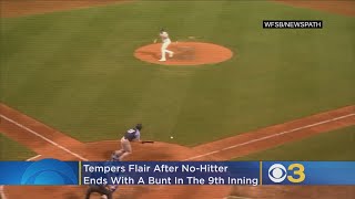 Benches Clear Following Game After Thunder Player Breaks Up No-Hitter With Bunt In 9th Inning