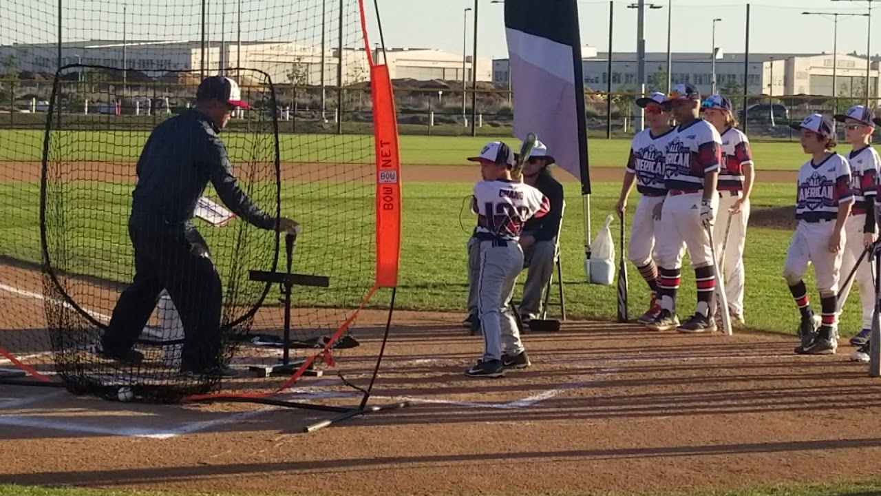 Gavin at 2019 January Sol Cal Baseball Youth All American games YouTube