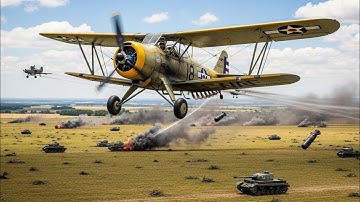 “WWII’s Wildest Hero – The Pilot Who Fought German Tanks!”