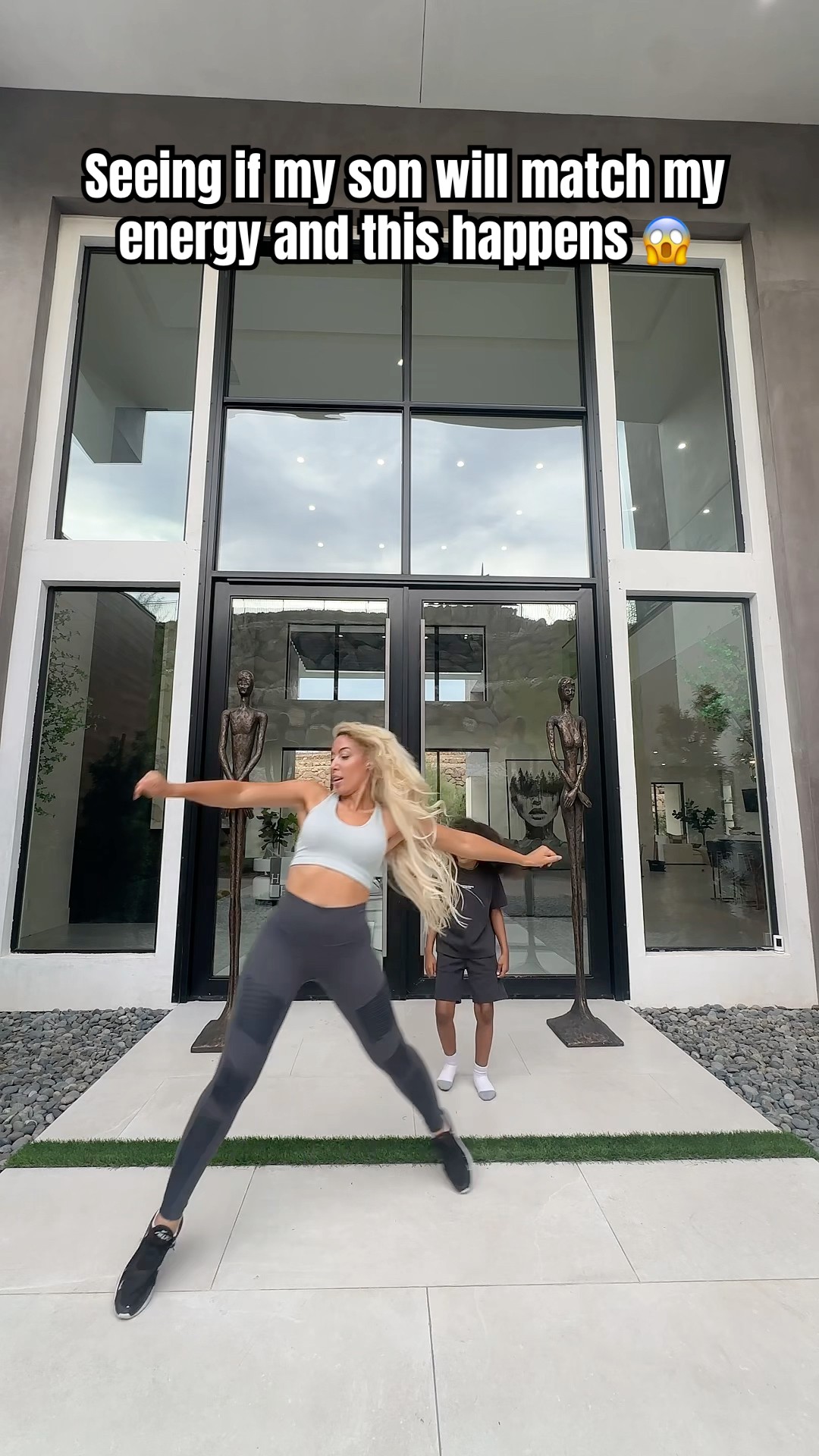 Can My Son MATCH MY ENERGY in this Hilarious Dance Challenge? ? #shorts #challenge