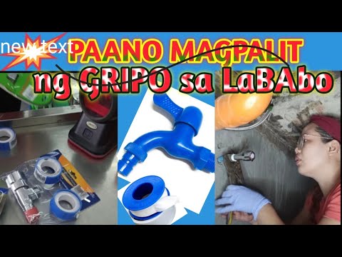 PAANO MAGPALIT NG SIRANG GRIPO SA LABABO|DIY HOW TO REPLACE KITCHEN