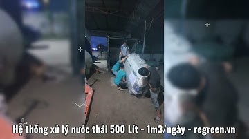 Hệ thống xử lý nước thải y tế công suất 500 lít/ngày | Giá rẻ | Bảo hành 2 năm