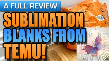 Trying New Temu Sublimation Blanks and Tools!