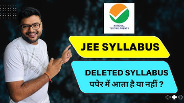 JEE Deleted Portion After CBSE Syllabus Reduction I JEE Syllabus I Ashish Sir
