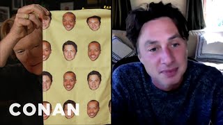 Zach Braff & Donald Faison’s Washcloth Debate | CONAN on TBS