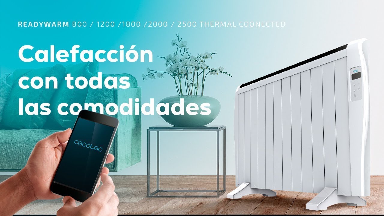 Ready Warm 2500 Thermal Radiador Eléctrico / Emisor Térmico 12 elementos  Cecotec