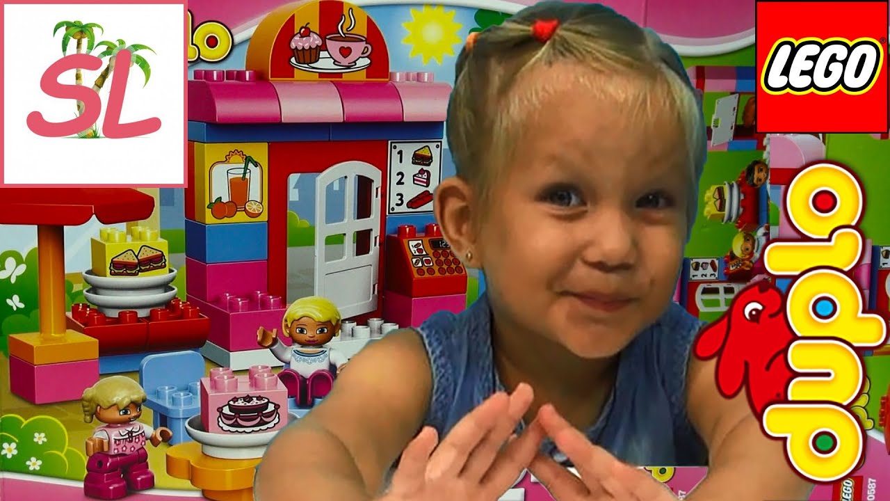 КОНСТРУКТОР ЛЕГО ДУПЛО ДЛЯ МАЛЫШЕЙ "КАФЕ". LEGO DUPLO FOR CHILDREN