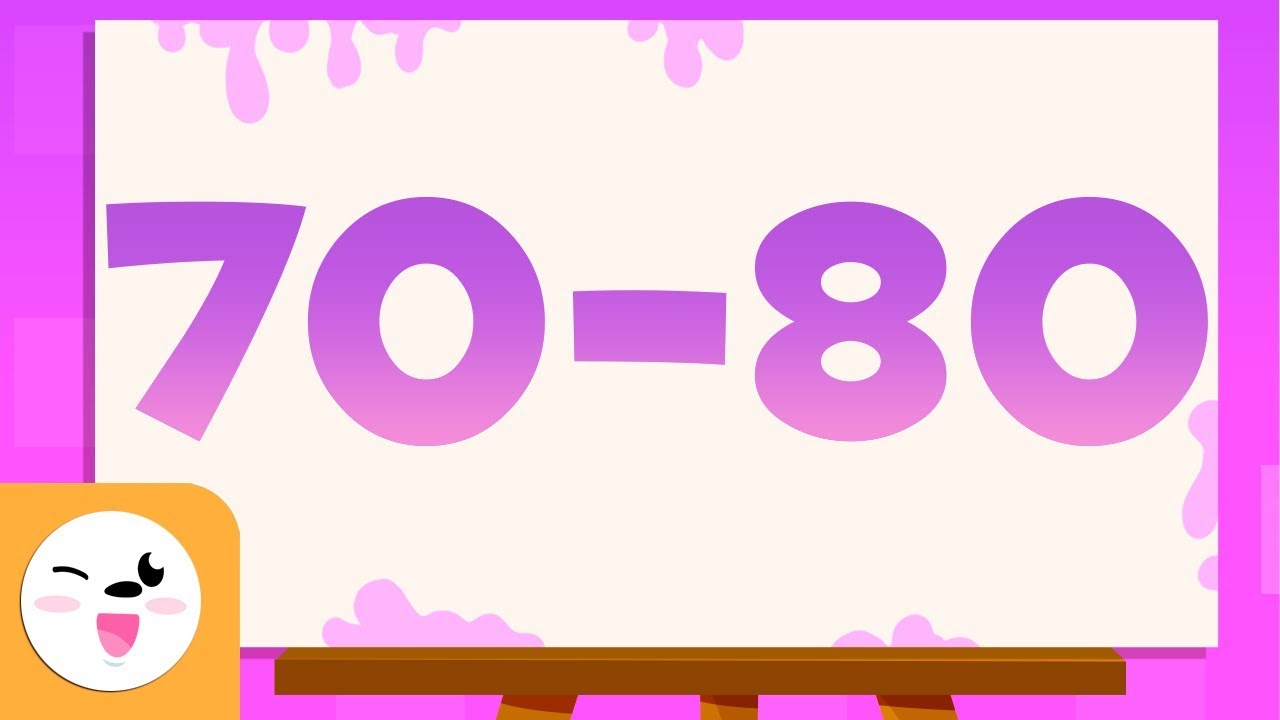 Guess The Numbers From 70 To 80 - Learn To Read And Write Numbers From 1 To 100