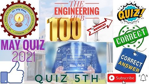 AKTU PRUTOR AI QUIZ 5|| EMERGING TECHNOLOGY FOR ENGINEERING || THE ENGINEERING HUB