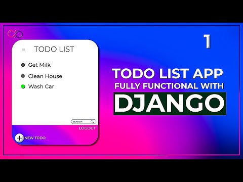 Django To Do List App With User Registration & Login