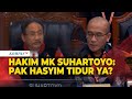 Hakim MK Suhartoyo Tegur Ketua KPU di Sidang Pileg: Pak Hasyim Tidur Ya?