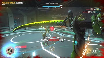 Overwatch cinematic Genji gameplay