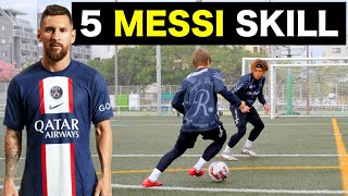 LEARN 5 MESSI SIMPLE EFFECTIVE SKILLS