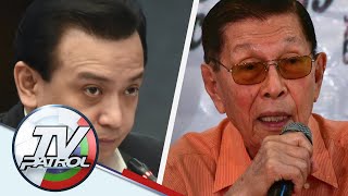 Enrile, Trillanes nagpatutsadahan ukol sa West PH Sea issue | TV Patrol
