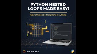 Master Nested Loops & List Comprehension in Python โ 2D Matrix Made Easy