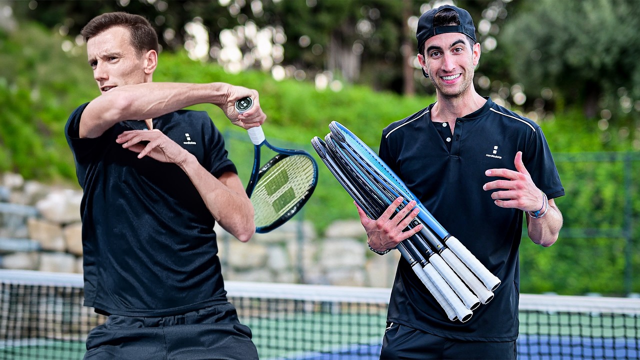 Testing Racquets and Strings With a Top 40 ATP Pro | Building